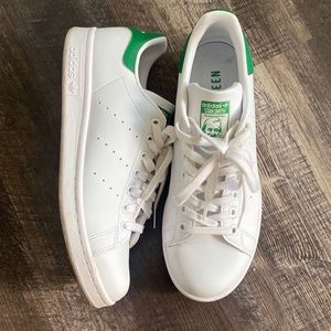 Adidas Womens Stan Smith Athletic Shoe - White / Fairway Green Size 8.5